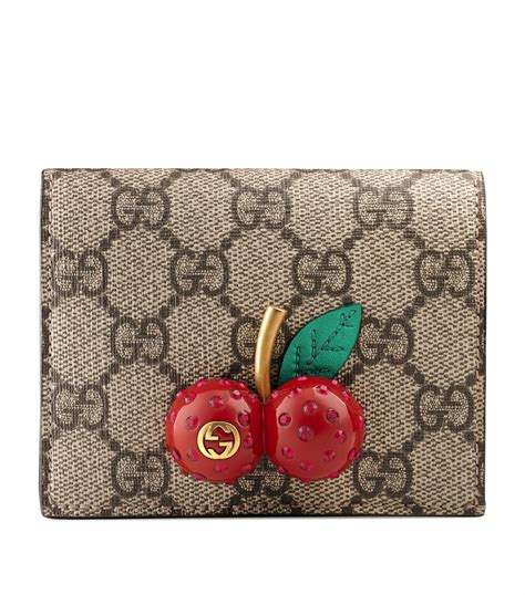 gucci cherry pink wallet